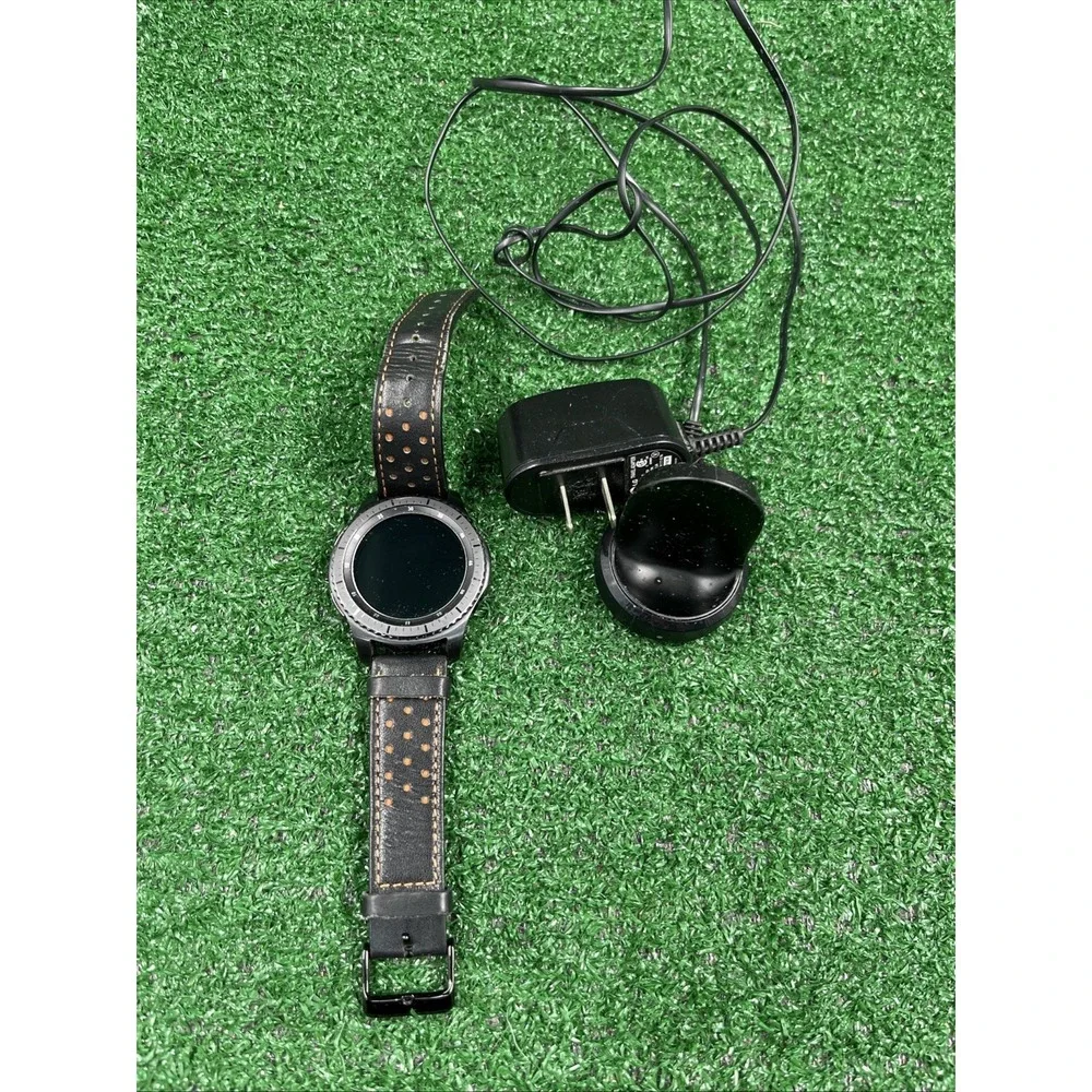 Samsung Gear S3 Frontier Smartwatch Black SM-R765T Stainless Steel OG Band